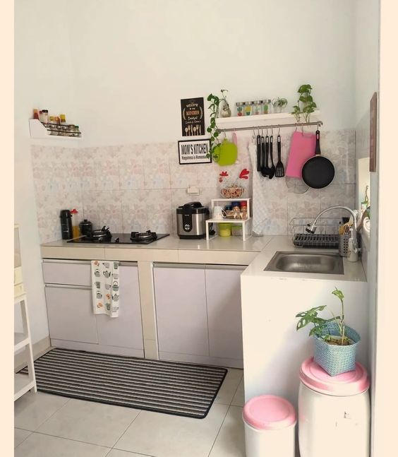 35 Inspirasi Desain Dapur Leter L Minimalis Yang Menarik